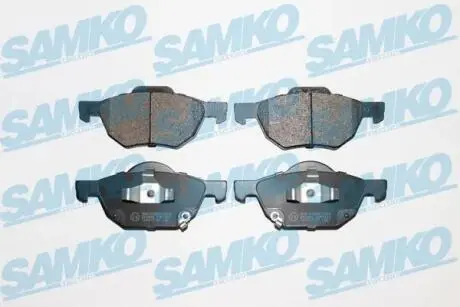 5SP1211 Гальмівні колодки дискові перед. Honda Accord 2.0, 2.4 2.2I-CTDI 02/03 SAMKO підбір по vin на Brocar