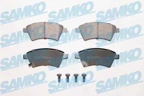 5SP1245 Комплект тормозных колодок, дисковый тормоз SAMKO подбор по vin на Brocar