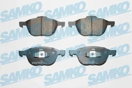 5SP1627 Колодки гальмівні дискові SAMKO підбір по vin на Brocar