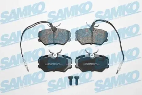 5SP293 Гальмівні колодки дискові перед. Peugeot 405 88-96 SAMKO підбір по vin на Brocar
