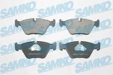 5SP296 Колодки гальмівні Bmw E39 520-535 96- зад. SAMKO підбір по vin на Brocar