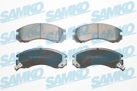 5SP578 Гальмівні колодки дискові перед. Mitsubishi Challenger/L400/Lancer Evolution/Montero Sport/Outlander/Pajero SAMKO підбір по vin на Brocar