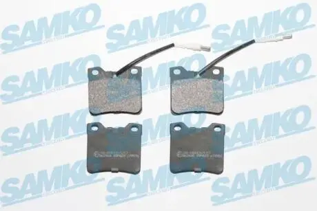 5SP623 Колодки тормозные задние MB Vito 638 96- TDI Ate SAMKO підбір по vin на Brocar