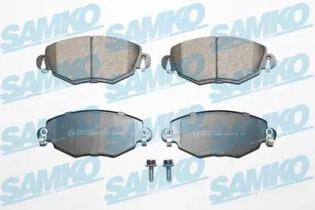 5SP865 Тормозные колодки дисковые перед. Ford Mondeo 1.8/2.0/2.5 00- SAMKO подбор по vin на Brocar