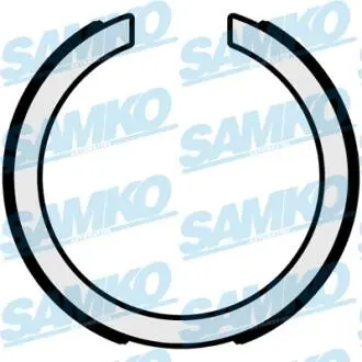 81095 Комплект гальмівних колодок, стоянкова гальмівна система SAMKO підбір по vin на Brocar