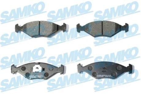 5SP016 Комплект гальмівних колодок, дискове гальмо SAMKO підбір по vin на Brocar