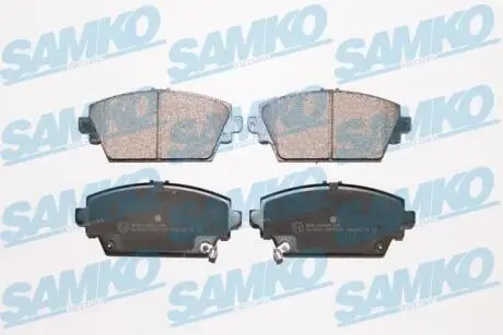 5SP1036 Комплект гальмівних колодок, дискове гальмо SAMKO підбір по vin на Brocar