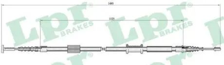 C1448B Трос, стояночная тормозная система LPR подбор по vin на Brocar