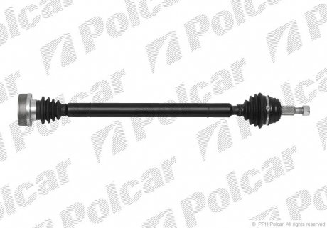 T78150 Піввісь POLCAR підбір по vin на Brocar
