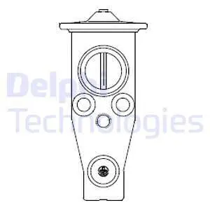 CB1017V Клапан кондиціонера DELPHI підбір по vin на Brocar
