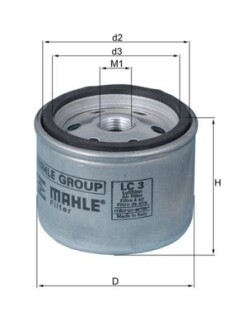 LC3 Фільтр повітря MAHLE / KNECHT підбір по vin на Brocar