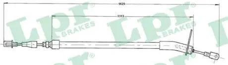 C0410B Тросик стоянкового гальма LPR підбір по vin на Brocar