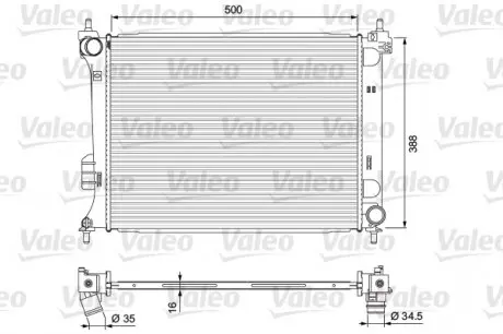 701729 Теплообменник VALEO підбір по vin на Brocar