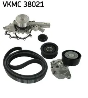 VKMC38021 Водяний насос + комплект ручейкових ременів SKF підбір по vin на Brocar