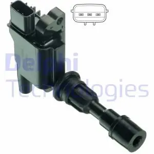 GN1048012B1 Катушка зажиганияMAZDA 323 1.6 98- DELPHI підбір по vin на Brocar
