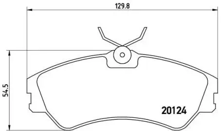 P85028 Тормозные колодки дисковые BREMBO подбор по vin на Brocar
