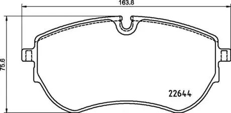 P85173 Гальмівні колодки дискові BREMBO підбір по vin на Brocar
