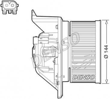 DEA05005 Dmuchawa MINI R56... DENSO підбір по vin на Brocar