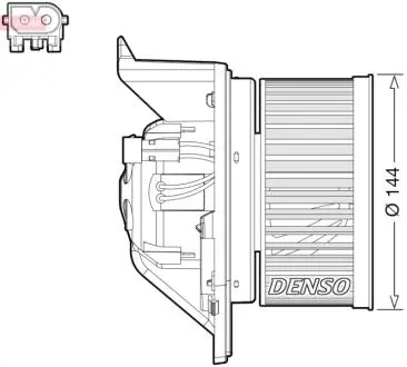DEA05005 Dmuchawa MINI R56... DENSO підбір по vin на Brocar