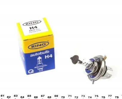 R475 Автолампа H4 24V 75/70W P43t Ring підбір по vin на Brocar