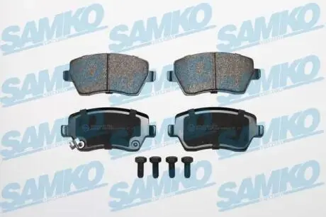 5SP1229 Комплект гальмівних колодок, дискове гальмо SAMKO підбір по vin на Brocar