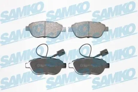 5SP1657 Комплект тормозных колодок, дисковый тормоз SAMKO подбор по vin на Brocar