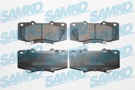 5SP1682 Комплект гальмівних колодок, дискове гальмо SAMKO підбір по vin на Brocar