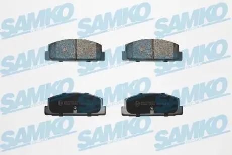 5SP876 Комплект тормозных колодок, дисковый тормоз SAMKO подбор по vin на Brocar