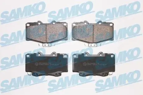 5SP058 Комплект гальмівних колодок, дискове гальмо SAMKO підбір по vin на Brocar