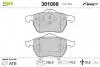 301008 Гальмівні колодки дискові FORD/SEAT/VW Galaxy/Alhambra/Sharan &quot;1,8-2,8 &quot;F &quot;95-10 VALEO підбір по vin на Brocar