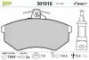 301016 Колодки гальмівні VW P. GOLF/PASSAT/VENTO 86-98 VALEO підбір по vin на Brocar