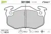 301396 Колодки гальмівні PEUGEOT T. 106/206/306/309 93- VALEO підбір по vin на Brocar