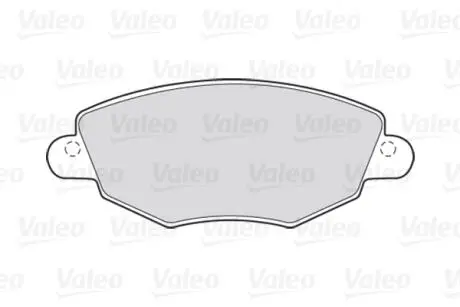 301433 Комплект тормозных колодок, дисковый тормоз 301433 VALEO VALEO подбор по vin на Brocar