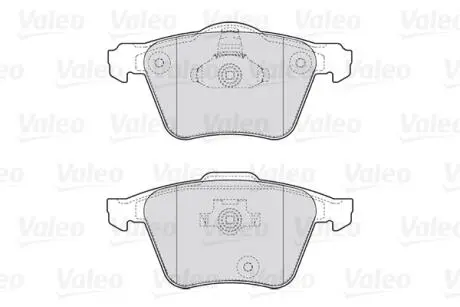 301657 Колодки гальмівні VOLVO P. XC90 02- VALEO підбір по vin на Brocar