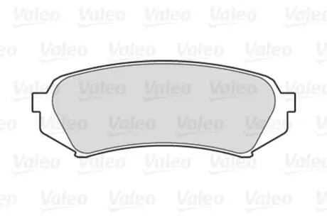 301865 Гальмівні колодки дискові LEXUS/TOYOTA LX470/LandCruiser100 "4,2-4,7 "R "98-08 VALEO підбір по vin на Brocar