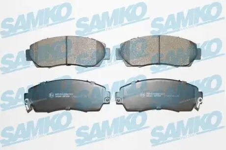 5SP1634 Комплект гальмівних колодок, дискове гальмо SAMKO підбір по vin на Brocar