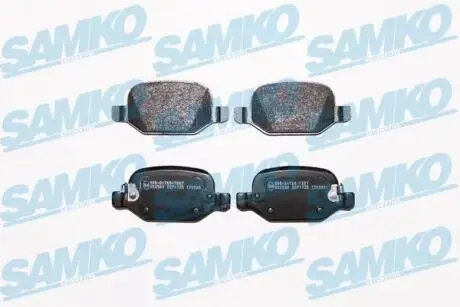 5SP1725 Комплект тормозных колодок, дисковый тормоз SAMKO подбор по vin на Brocar