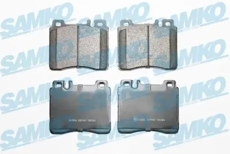 5SP446 Тормозные колодки дисковые перед. DB W140 300-600S SAMKO подбор по vin на Brocar