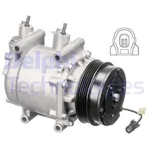 CS20510 Sprężarka HONDA JAZZ DELPHI підбір по vin на Brocar
