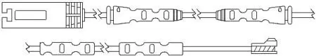 WS0291A Датчик износа дисковых тормозных колодок QUICK BRAKE подбор по vin на Brocar