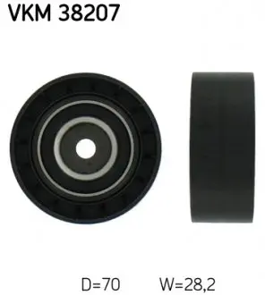 VKM38207 Ролик модуля натяжителя ремня SKF подбор по vin на Brocar