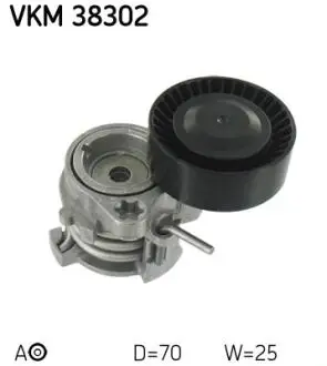 VKM38302 Натяжна планка, поліклиновий ремінь SKF підбір по vin на Brocar