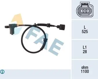 78003 Датчик ABS Audi FAE підбір по vin на Brocar
