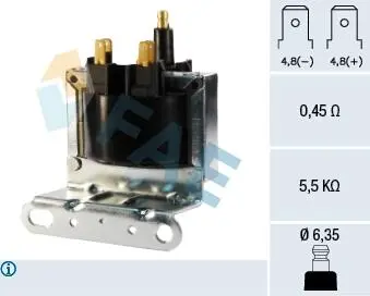 80261 Котушка запалювання FAE підбір по vin на Brocar