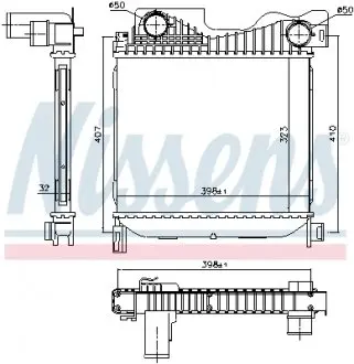 96273 Теплообменник NISSENS подбор по vin на Brocar