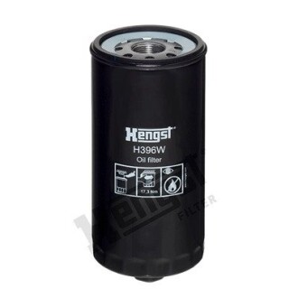 H396W FILTR OLEJU LIEBHERR HENGST FILTER підбір по vin на Brocar