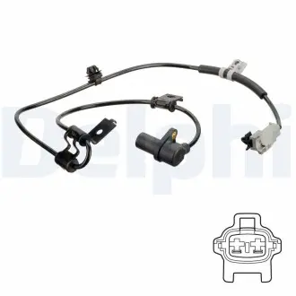 SS20643 Датчик ABS PRZOD P DELPHI підбір по vin на Brocar