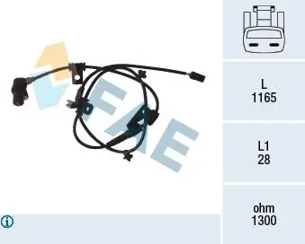 78078 Датчик ABS Kia FAE підбір по vin на Brocar