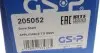 205052 Піввісь (передня) BMW X5 (E70/F15)/X6 (E71/E72/F16) 06-19 (L) (30x27/634) (N52/N55/N63) GSP підбір по vin на Brocar