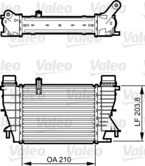 818264 Інтеркулер VALEO підбір по vin на Brocar